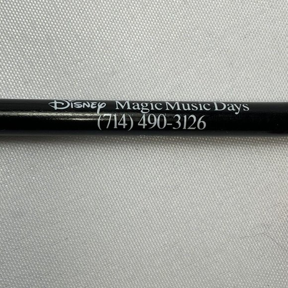 VINTAGE Black Bent DISNEY MICKEY MOUSE EARS PENCIL Magic Music Days Unsharpened - Picture 5 of 8